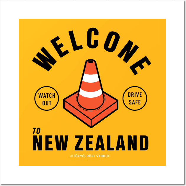 Welcone to New Zealand! Wall Art by MoustacheRoboto